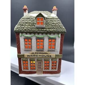 Dept 56 Dickens Village Fezziwig’s Warehouse w/Light - NO BOX